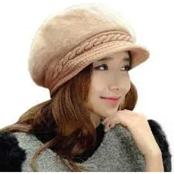 Women Winter Hat Fashion Beret Cap 